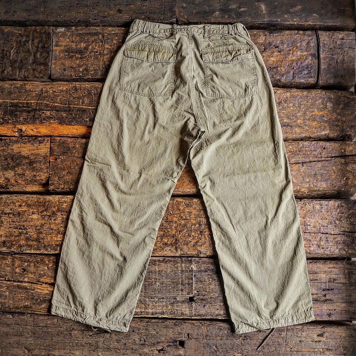 新品未使用】フルカウント　ワークパンツ　タグ付き　旧タグ　フリスコ　キャンバス FULLCOUNT / Parachute Easy Pants | CALIFORNIA