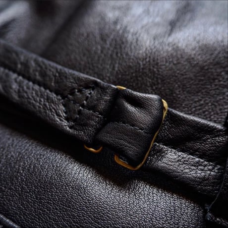 HBHS × DEER HORN SMITH'S /  TYPE-1 LEATHER JACKET "Ezo Deer Leather"