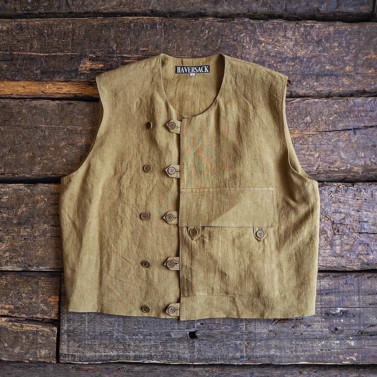 HAVERSACK / クロップドミリタリーベスト | CALIFORNIA HARVEST