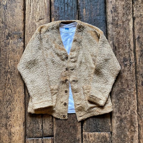 FULLCOUNT / Knit Brown Boa Cardigan
