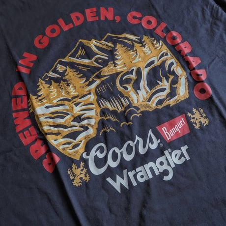 Wrangler × Coors ／ Orversize Graphic Tshirt