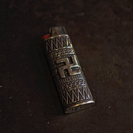 DUCK TAIL / Silver Lighter Case ”卍”