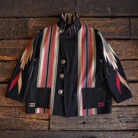 Earth spirit Original  / CHIMAYO RUG JACKET (30's Vintage Rug)
