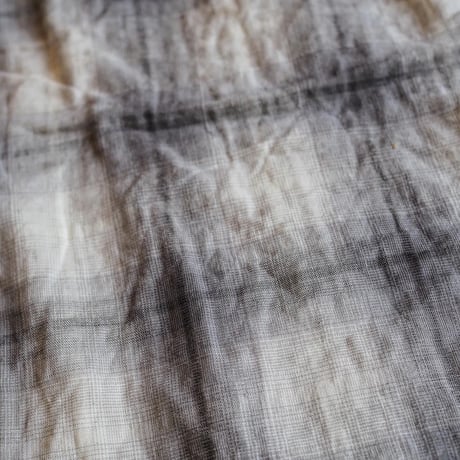 PENDLETON／OPEN COLLAR SHIRTS -Gray×White-