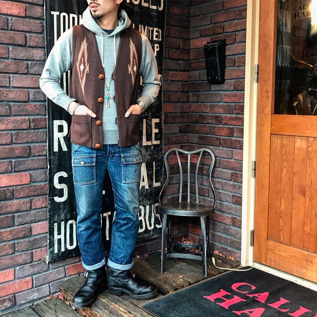 ORTEGA'S / VEST (BROWN36インチ) | CALIFORNIA HA...