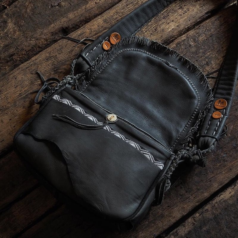 梟唄OWLSONG/ DEER LEATHER SHOULDER BAG (GR Speci