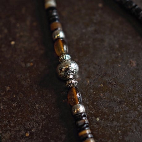DUCK TAIL ／Heishi & Shell Beads Necklace "Type-C"