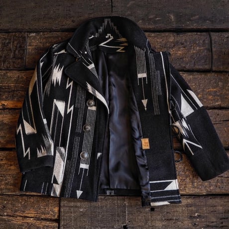 Earth spirit Original / WOOL BLANKET JACKET -XL-