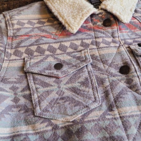 Wrangler ／ W's Cotton Blanket Boa Lined Jacket