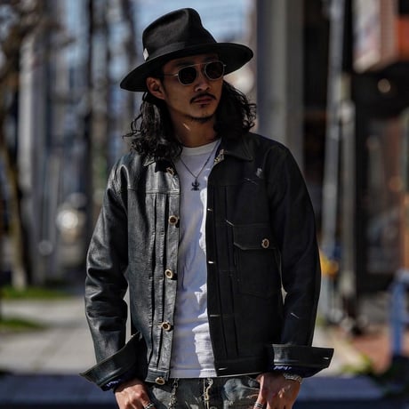 DEERHORNSMITH'S / TYPE-1 LEATHER JACKET "Ezo Deer Leather"