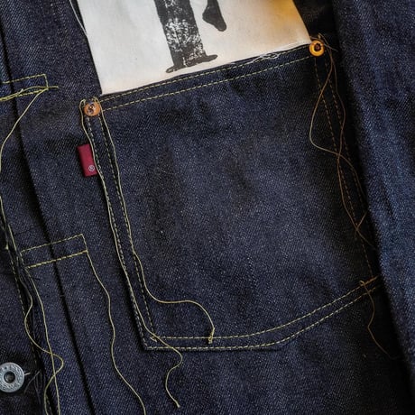 FULLCOUNT / WWII Model Brown Cotton Denim Jacket (Non Wash)