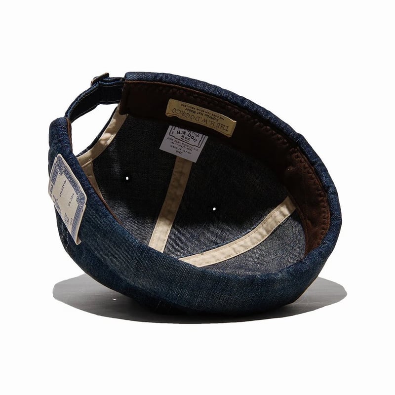 THE H.W.DOG&CO. / VINTAGE DENIM ROLL CAP | CALI THE H.W.DOG&CO. / VINTAGE DENIM ROLL CAP | CALI