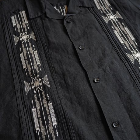 PENDLETON / Embroidery Open Collar Shirt
