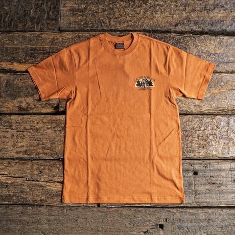 FILSON ／ FRONTIER GRAPHIC TEE -Dark Orange-