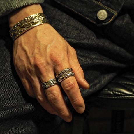 RAY ADAKAY / Double Stamp Ring-A