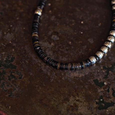 DUCK TAIL ／Heishi Beads Necklace "Type-D"