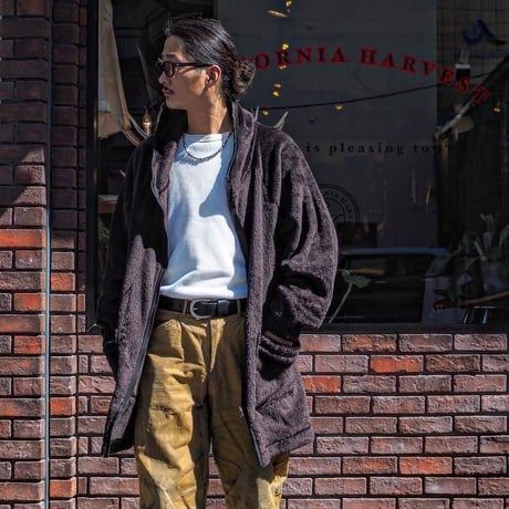 FULLCOUNT / Furry Fleece Hoodie Coat