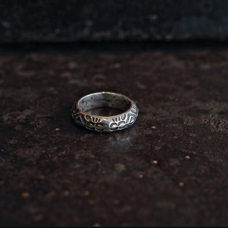 Ray Adakai ／ Round Stamp Work Ring