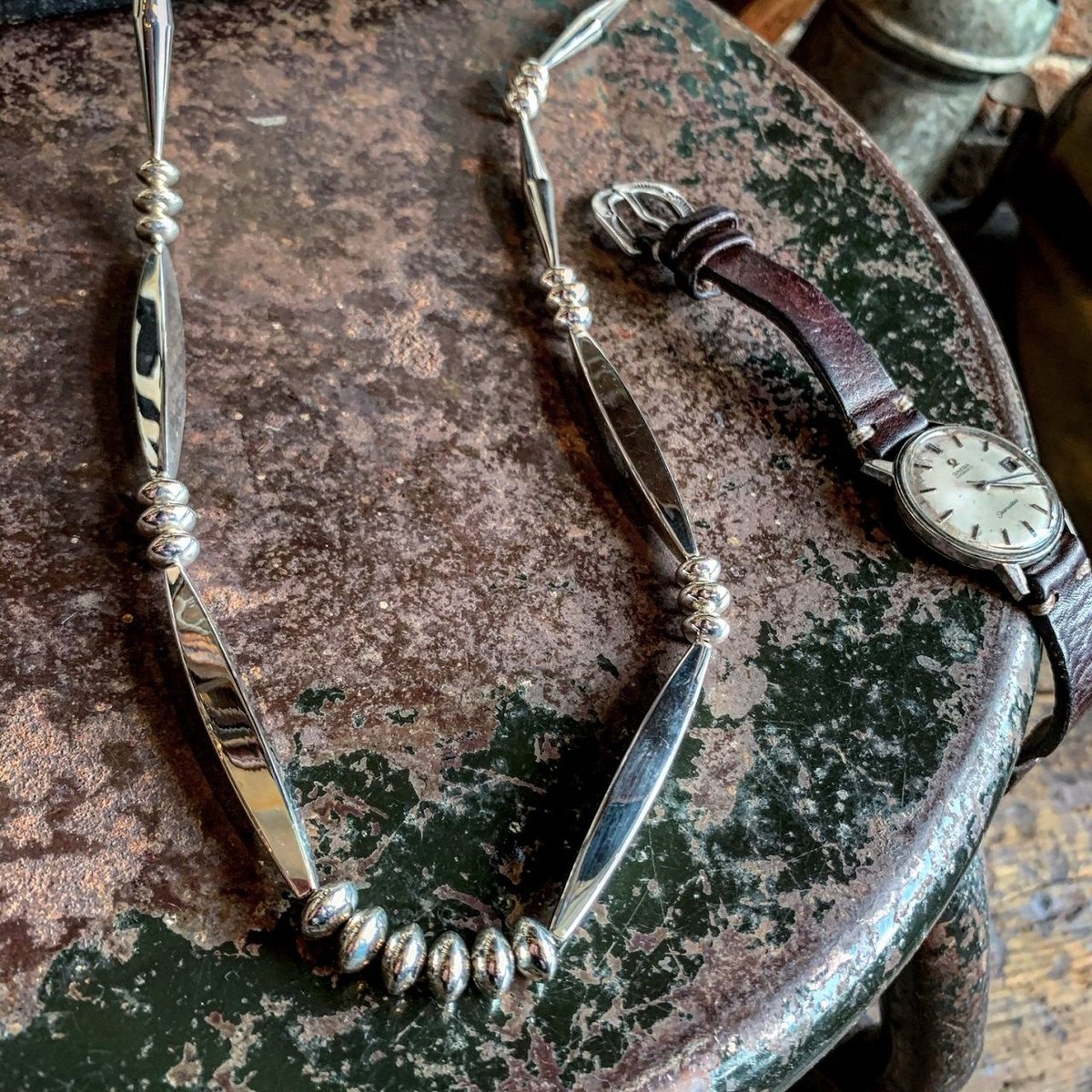 アクセサリー DUCK TAIL Silver Beads Necklace SP-Type DUCK TAIL / Silver Beads Chain 