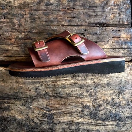 LIGHT MARKER / DOUBLE MONK STRAP SANDAL(ﾃｨﾝﾊﾞｰ)