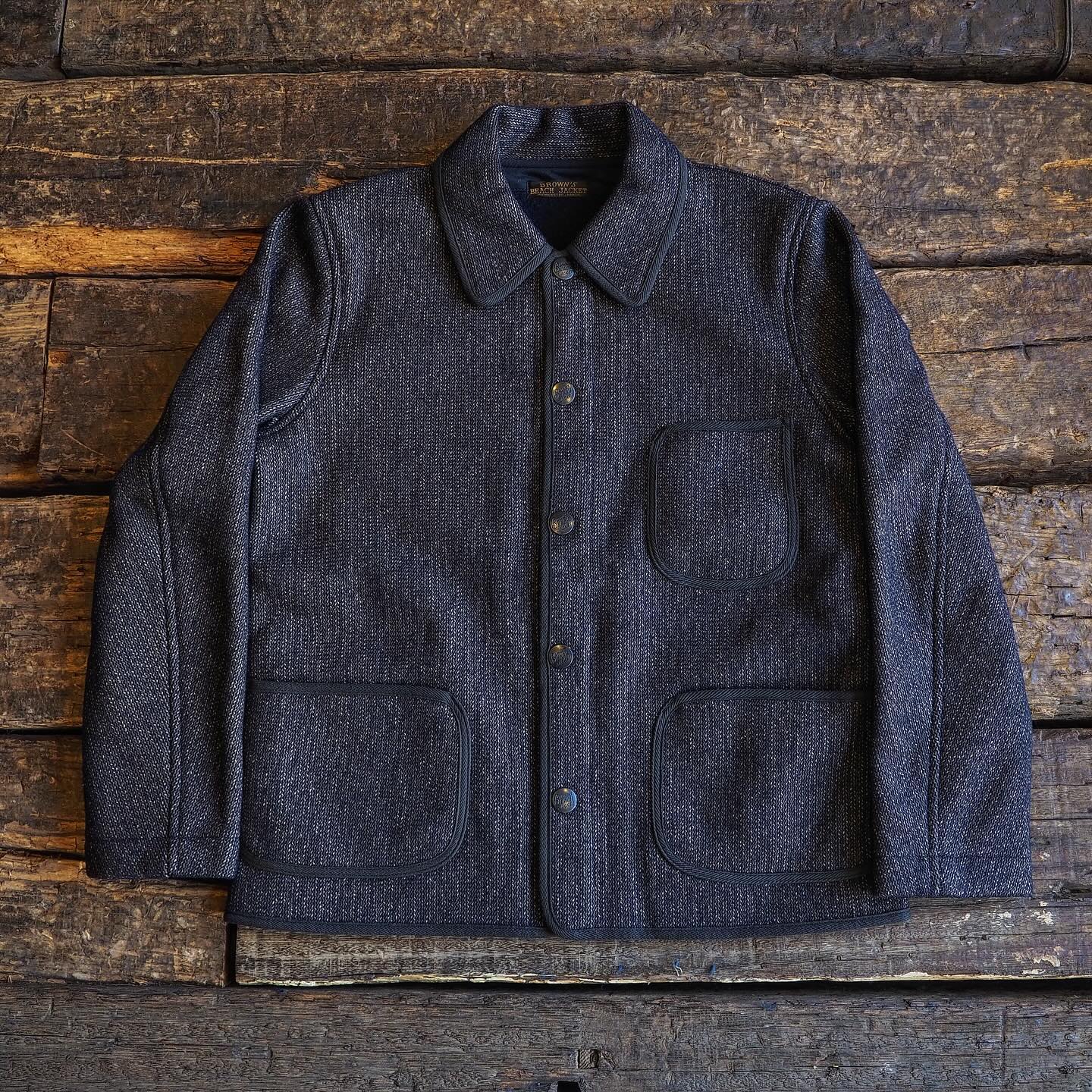 【未使用】BROWN'S BEACH JACKET 手袋 ネイビー original