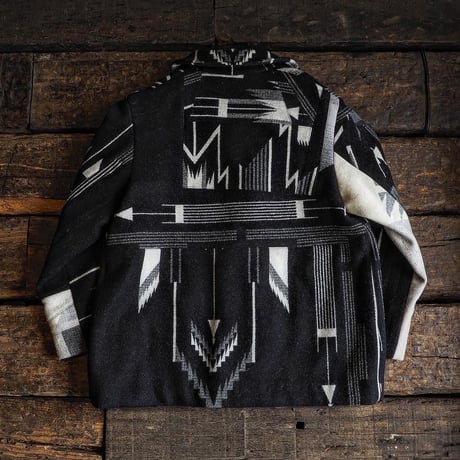 Earth spirit Original / PATCHWORK WOOL BLANKET JACKET -CH-Special-