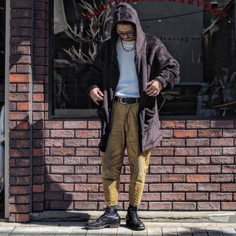 FULLCOUNT / Furry Fleece Hoodie Coat