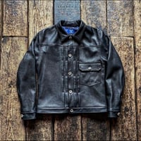 HBHS × DEER HORN SMITH'S /  TYPE-1 LEATHER JACKET "Ezo Deer Leather"