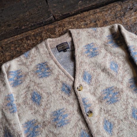 PENDLETON / SHAGGY KNIT CARDIGAN "BG.Sedona"