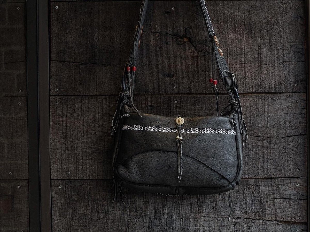 梟唄OWLSONG/ DEER LEATHER SHOULDER BAG 鹿革 梟唄OWLSONG/ DEER LEATHER SHOULDER BAG (GR Speci
