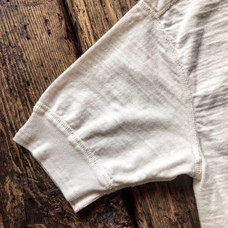 STEVENSON OVERALL CO. / Loop Wheel Short Sleeve Henley
