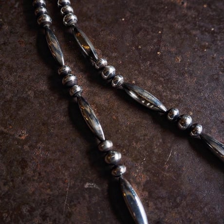 DUCK TAIL / Silver Beads Chain-50cm-《SP-Type》