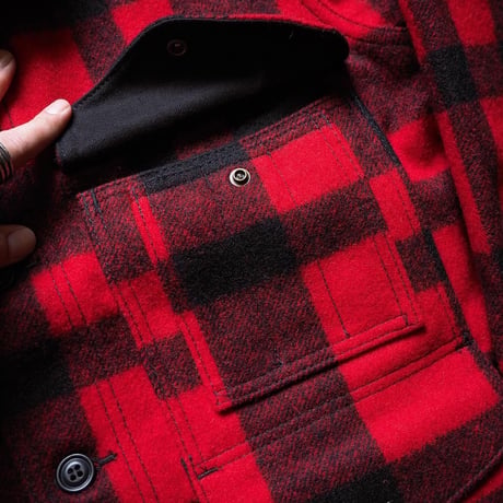 FILSON／MACKINAW CRUISER -RED×BLACK-