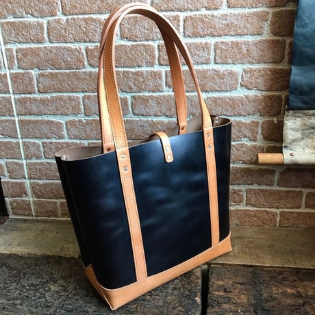 LEFT HAND TOTE BAG GRcompany別注 / 限定Horween Chromexcel BLACK×TAN