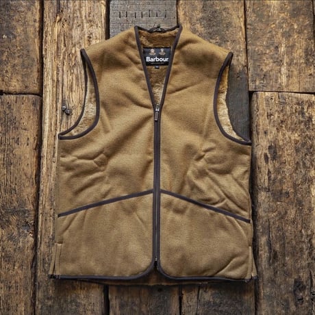 Barbour / Front Zip Fur Liner Vest