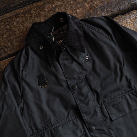 Barbour／SPEY WAXED COTTON JACKET -Black-