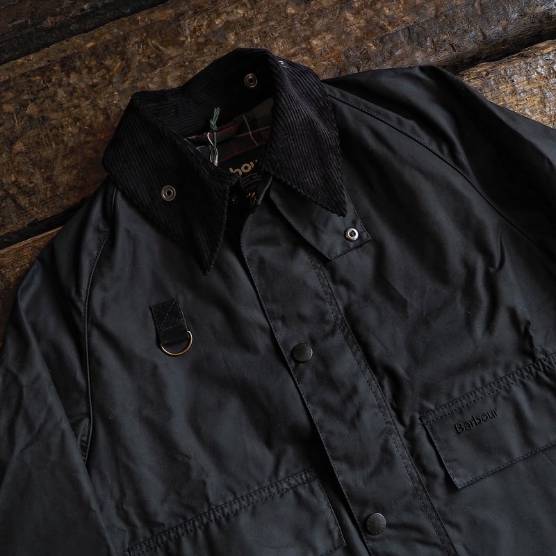 Barbour／SPEY WAXED COTTON JACKET -Black- | CALI