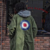 FULLCOUNT / Stand Collar Mods Coat "Print version"