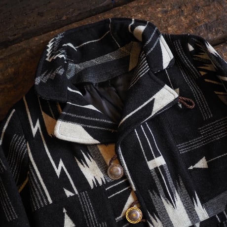 Earth spirit Original / PATCHWORK WOOL BLANKET JACKET -CH-Special-