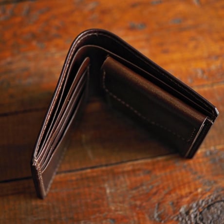 DEER HORN SMITHS Leather / CRAFT BILLFOLD "BROWN"