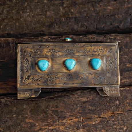J.Alexander / 9 STONE TURQUOISE BOX