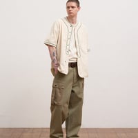 Nigel Cabourn ／ BASEBALL SHIRT -COTTON TWILL-