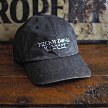THE H.W.DOG＆CO. / BIO PROCESSED SHALLOW CAP "Black"