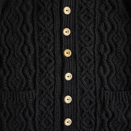 INVERALLAN / 3A LUMBER CARDIGAN "BLACK"