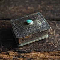 J.Alexander / STAMPED TURQUOISE BOX "Small"