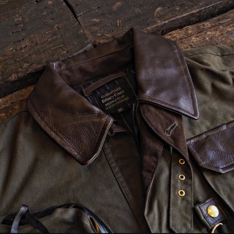 BiburyCourt／WAXED COTTON FIELD JACKET -Olive-