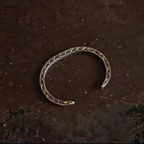 Geneva Ramone / Square Stampwork Bangle
