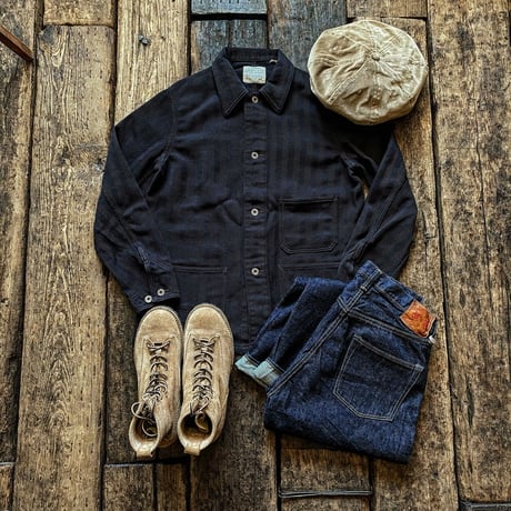 FULLCOUNT / Herringbone Chore Jacket