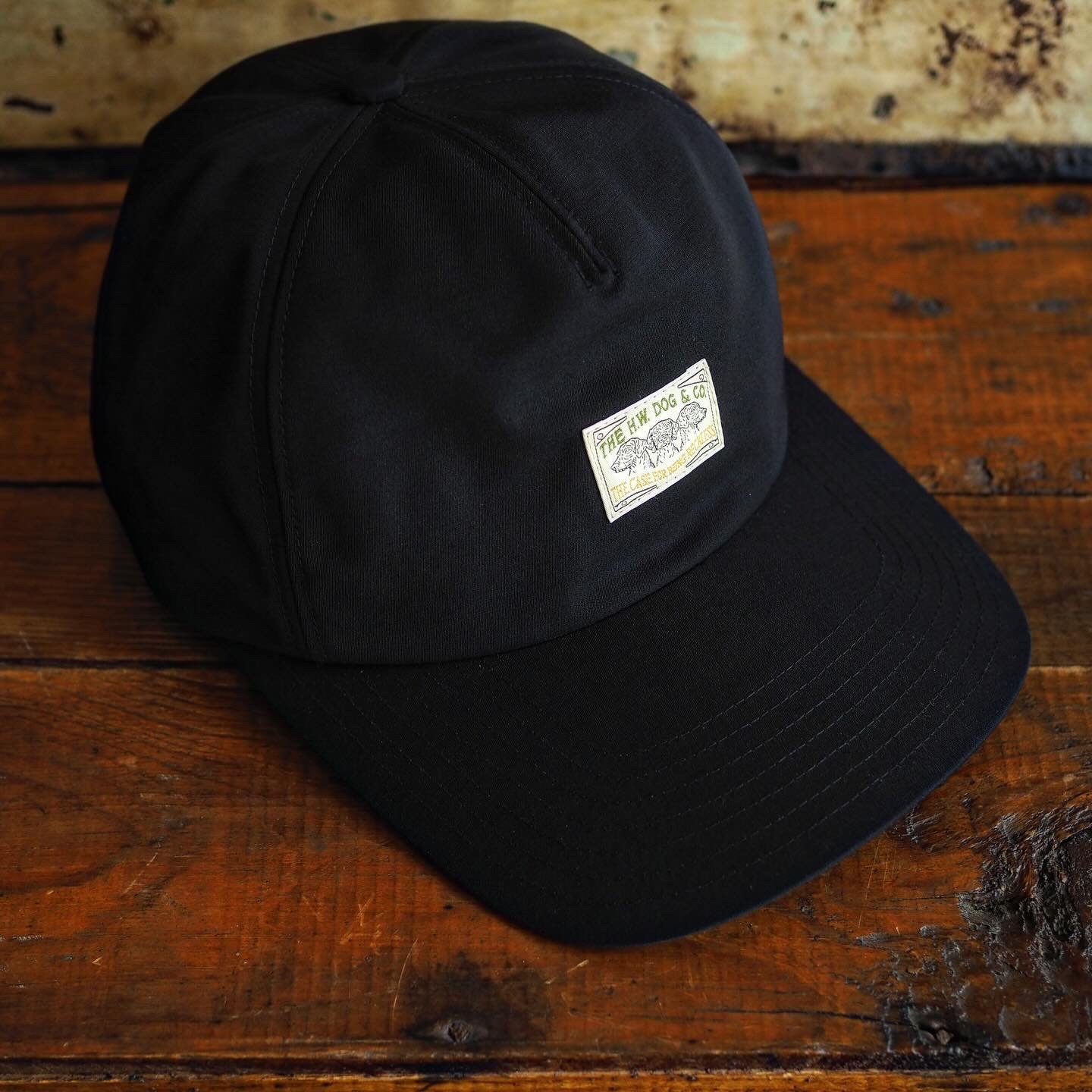 THE H.W.DOG&CO.／BIG BRIM M STYLE CAP - Black |