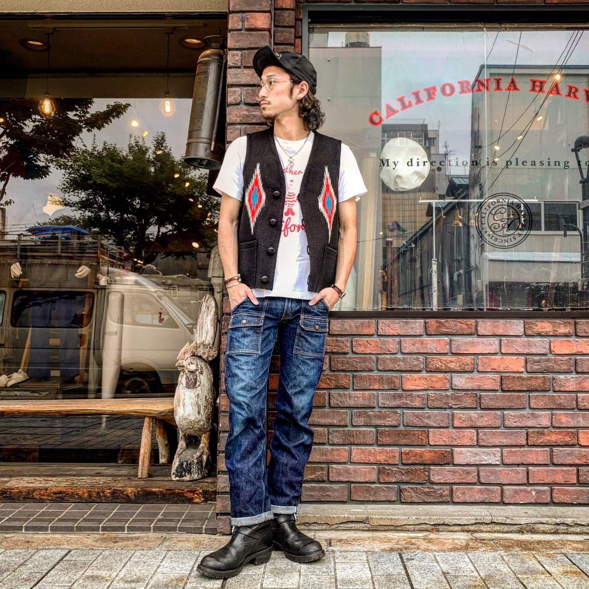 ORTEGA'S / VEST (BLACK38インチ) | CALIFORNIA HA